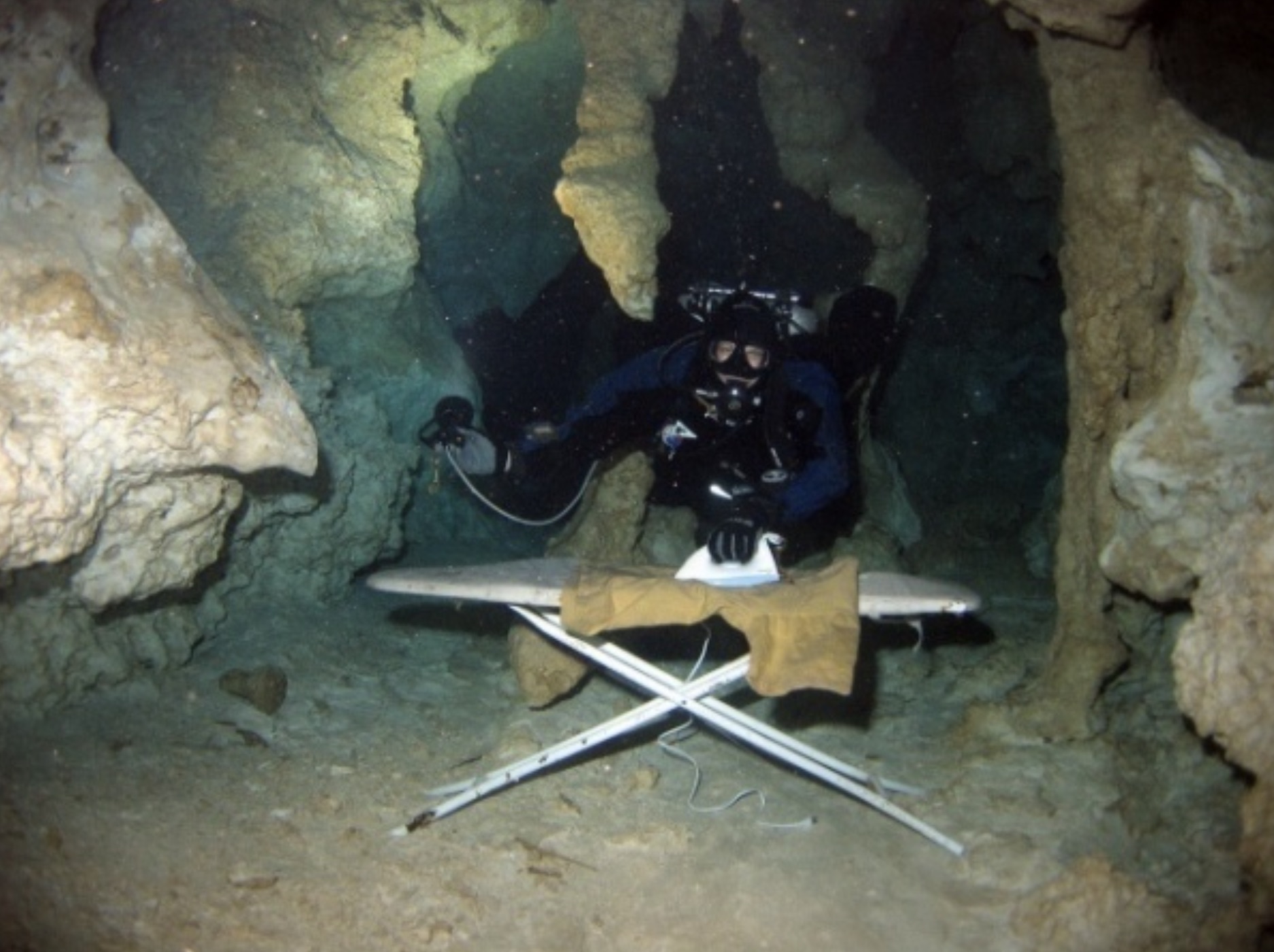 Can't have wrinkles in the scuba suit